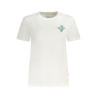 GUESS JEANS T-SHIRT MANICHE CORTE DONNA BIANCO