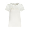 GUESS JEANS T-SHIRT MANICHE CORTE DONNA BIANCO