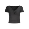 GUESS JEANS KURZARM T-SHIRT DAMEN SCHWARZ