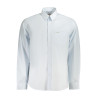 GUESS JEANS CAMICIA MANICHE LUNGHE UOMO AZZURRO
