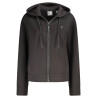 GUESS JEANS FELPA CON ZIP DONNA NERO