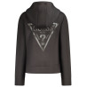 GUESS JEANS FELPA CON ZIP DONNA NERO