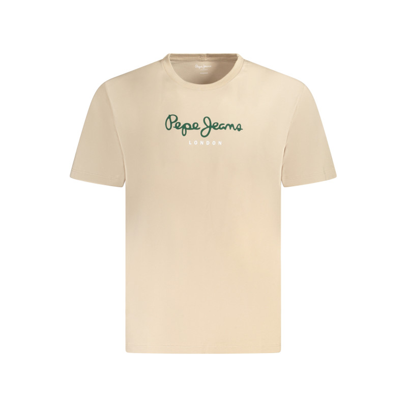 PEPE JEANS SHORT SLEEVE T-SHIRT MEN BEIGE