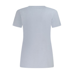 PEPE JEANS T-SHIRT MANICHE CORTE DONNA AZZURRO