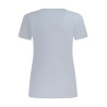 PEPE JEANS T-SHIRT MANICHE CORTE DONNA AZZURRO