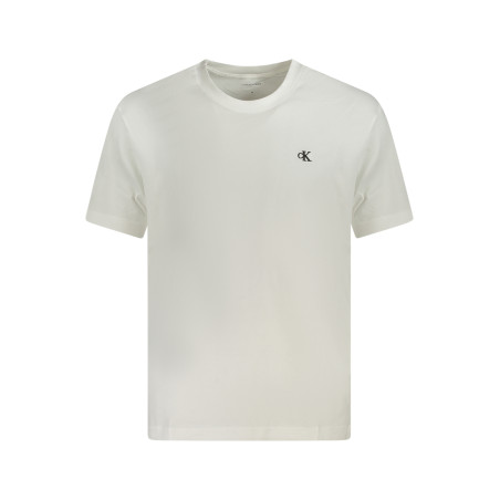 CALVIN KLEIN T-SHIRT MANICHE CORTE UOMO BIANCO