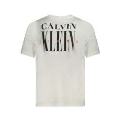 CALVIN KLEIN T-SHIRT MANICHE CORTE UOMO BIANCO