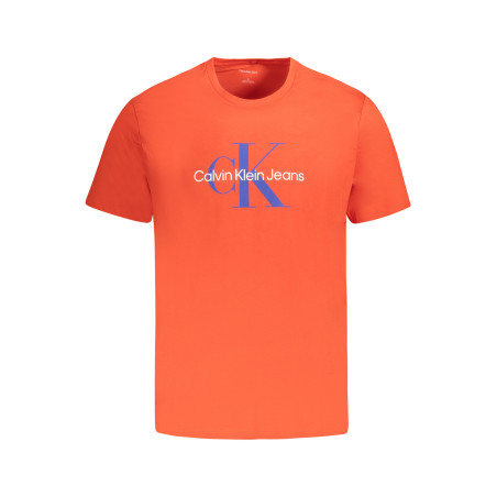 CALVIN KLEIN HERREN KURZARM T-SHIRT ROT