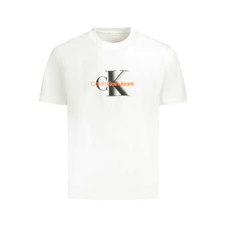 CALVIN KLEIN HERREN KURZARM T-SHIRT WEISS