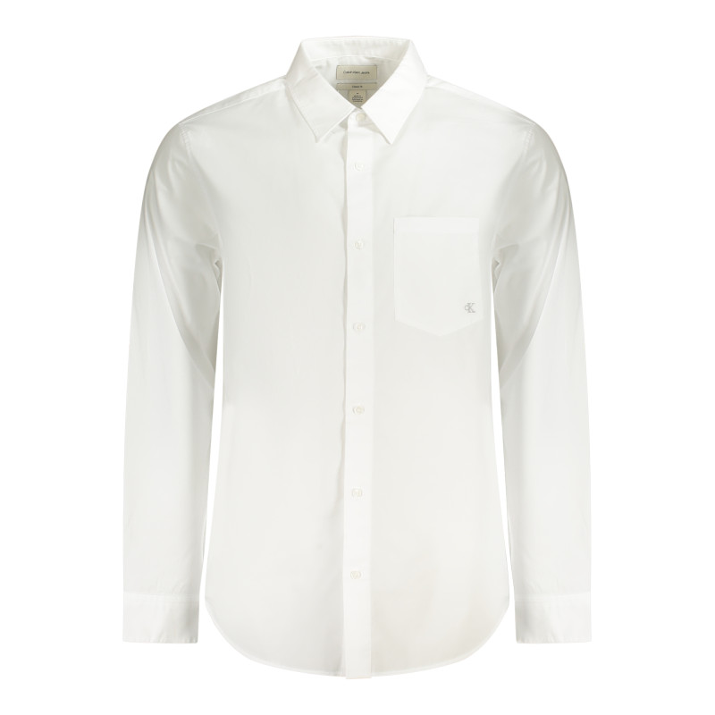 CALVIN KLEIN LANGARMSHIRT HERREN WEISS