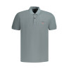 NAPAPIJRI POLO MANICHE CORTE UOMO GRIGIO