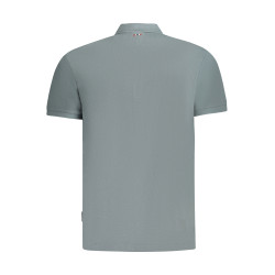 NAPAPIJRI POLO MANICHE CORTE UOMO GRIGIO