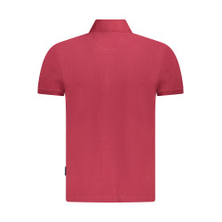 NAPAPIJRI POLO MANICHE CORTE UOMO ROSSO
