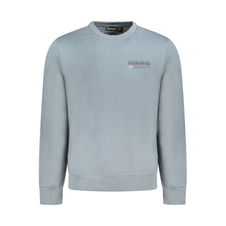 Napapijri Herren-Sweatshirt ohne Reißverschluss, Grau