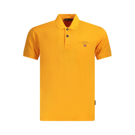 NAPAPIJRI KURZARM-POLOSHIRT HERREN ORANGE