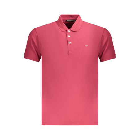 NAPAPIJRI POLO MANICHE CORTE UOMO ROSSO