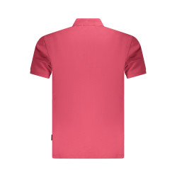 NAPAPIJRI POLO MANICHE CORTE UOMO ROSSO