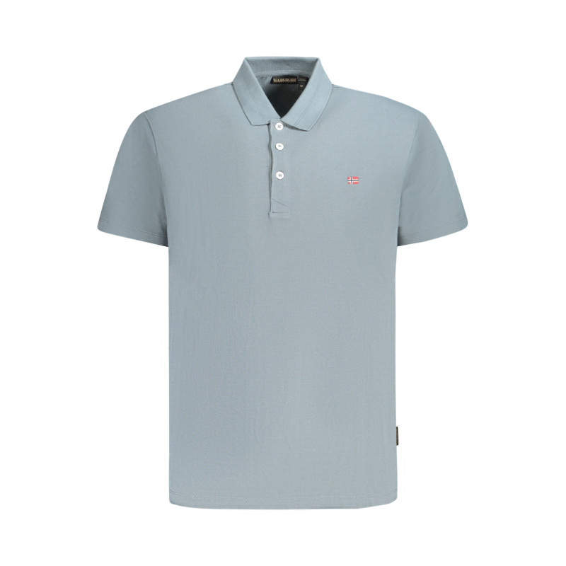 NAPAPIJRI POLO MANICHE CORTE UOMO GRIGIO