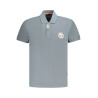 NAPAPIJRI POLO MANICHE CORTE UOMO GRIGIO