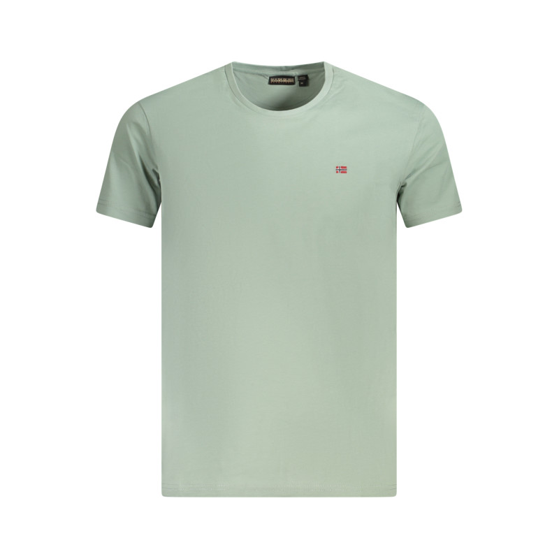 NAPAPIJRI T-SHIRT MANICHE CORTE UOMO VERDE