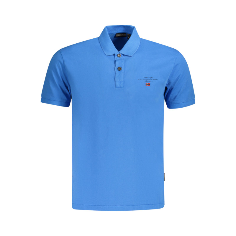 NAPAPIJRI POLO MANICHE CORTE UOMO BLU