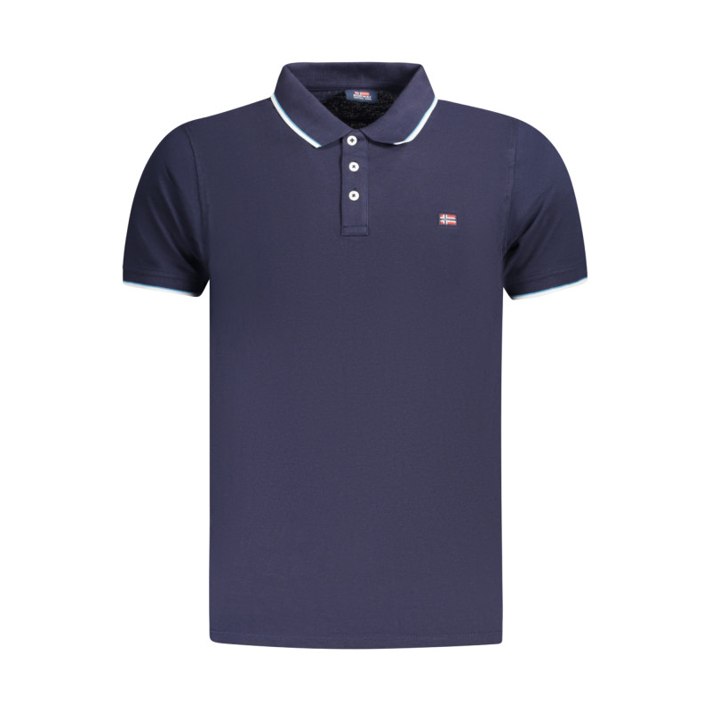 NORWAY 1963 POLO MANICHE CORTE UOMO BLU