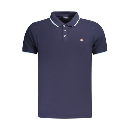 NORWEGEN 1963 HERREN KURZARM POLO BLAU