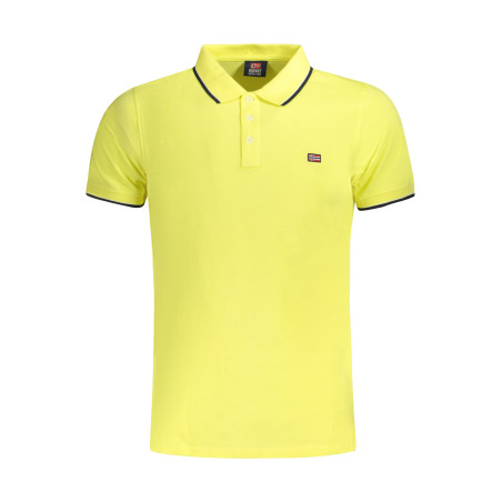 NORWEGEN 1963 HERREN KURZARM-POLO GELB