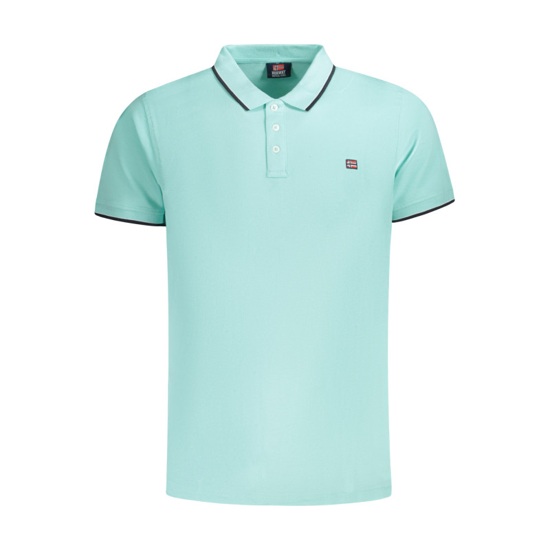 NORWAY 1963 MEN&39S SHORT SLEEVE POLO SHIRT BLUE