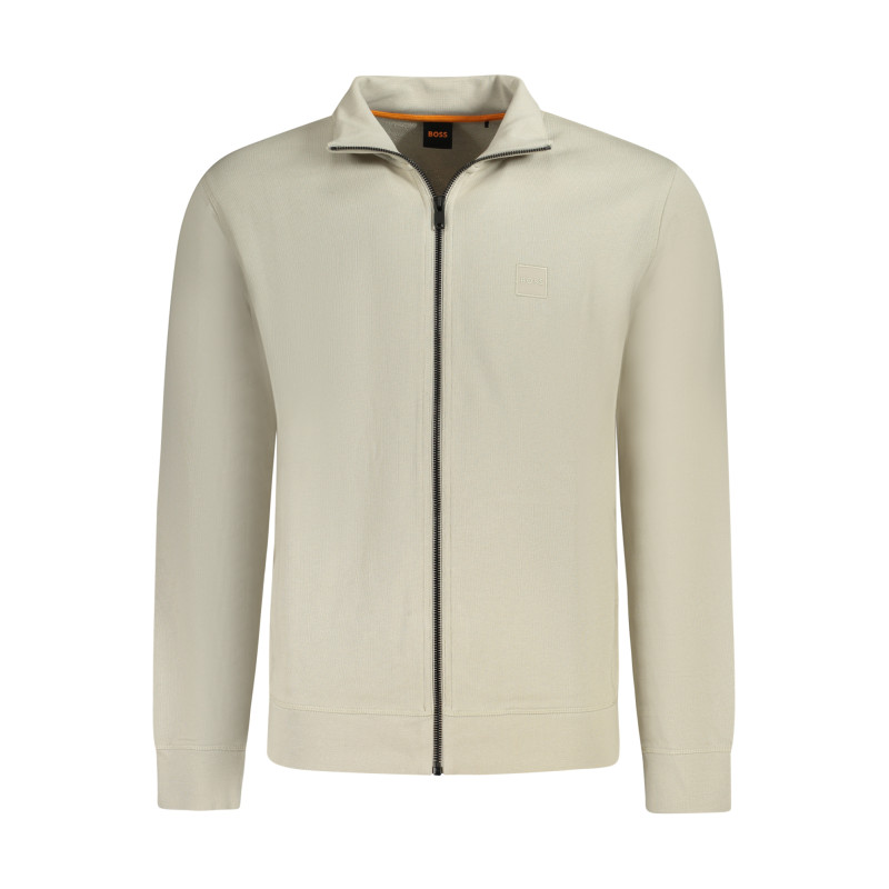 BOSS MEN&39S ZIP-UP SWEATSHIRT BEIGE