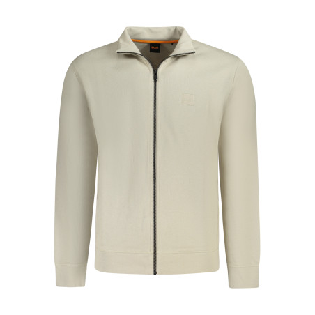 BOSS MEN&39S ZIP-UP SWEATSHIRT BEIGE