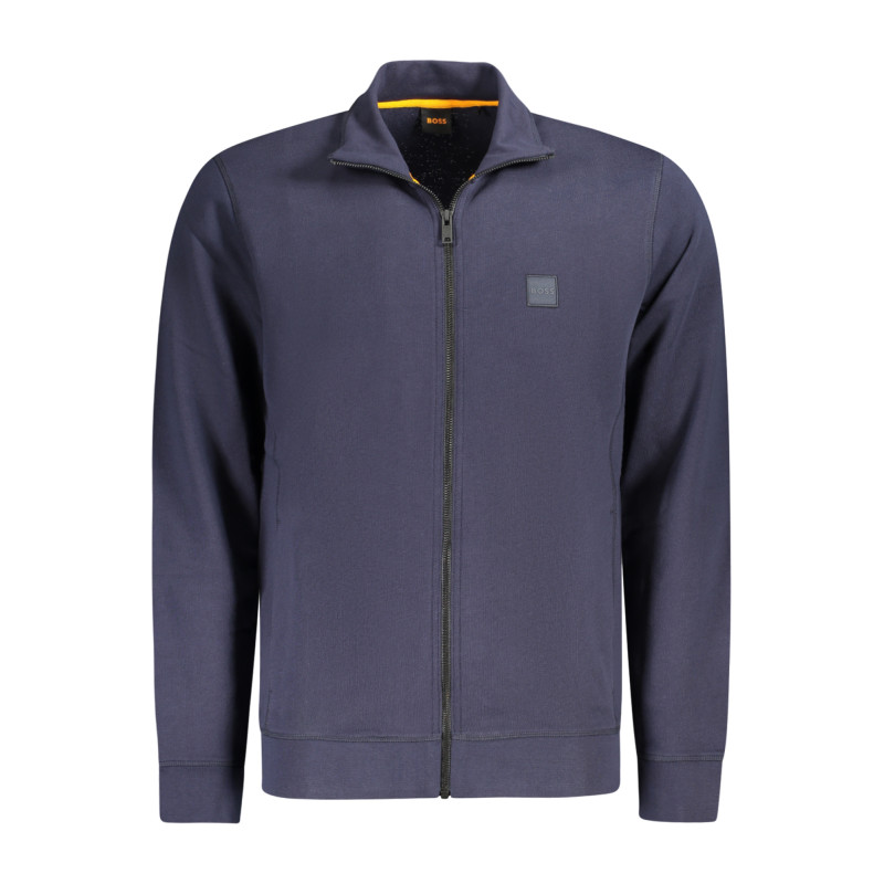 BOSS Herren-Sweatshirt mit Reißverschluss, Blau