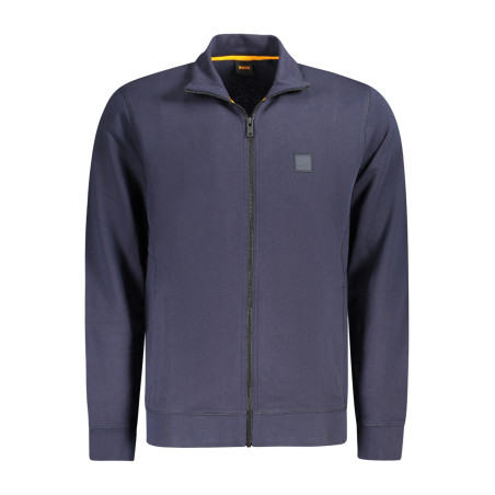 BOSS FELPA CON ZIP UOMO BLU