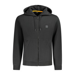 BOSS FELPA CON ZIP UOMO NERO