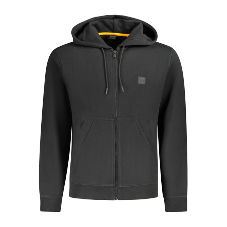 BOSS FELPA CON ZIP UOMO NERO