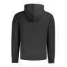 BOSS HERREN-SWEATSHIRT MIT ZIP-UP-MUSTER, SCHWARZ