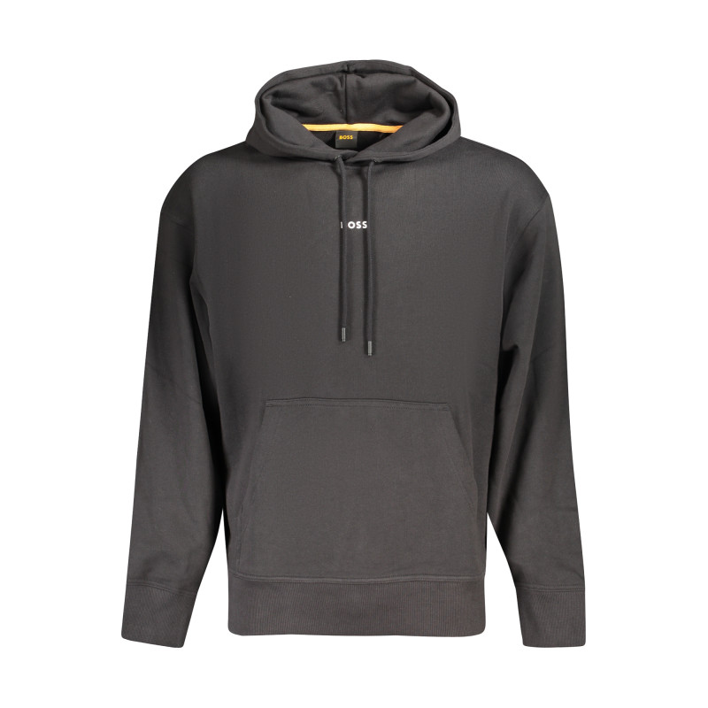 BOSS FELPA SENZA ZIP UOMO NERO