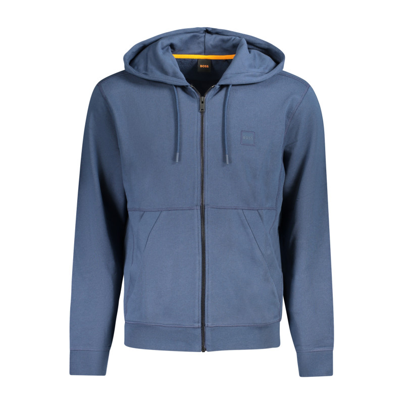 BOSS FELPA CON ZIP UOMO BLU