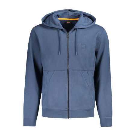 BOSS Herren-Sweatshirt mit Reißverschluss, Blau