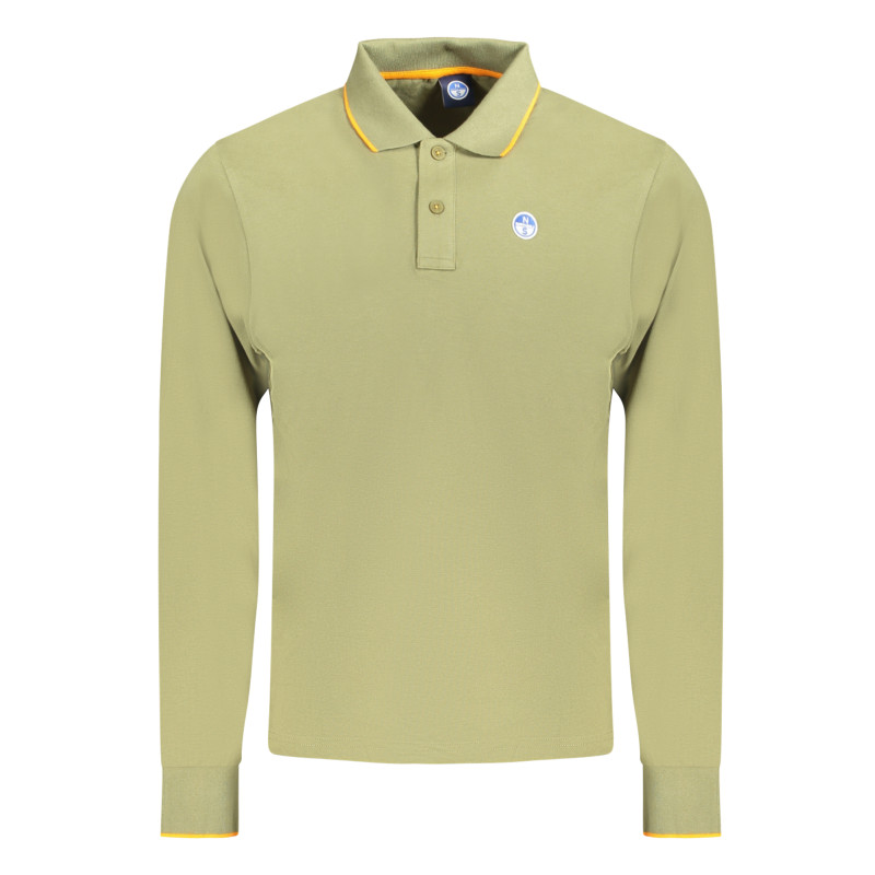 NORTH SAILS POLO MANICHE LUNGHE UOMO VERDE