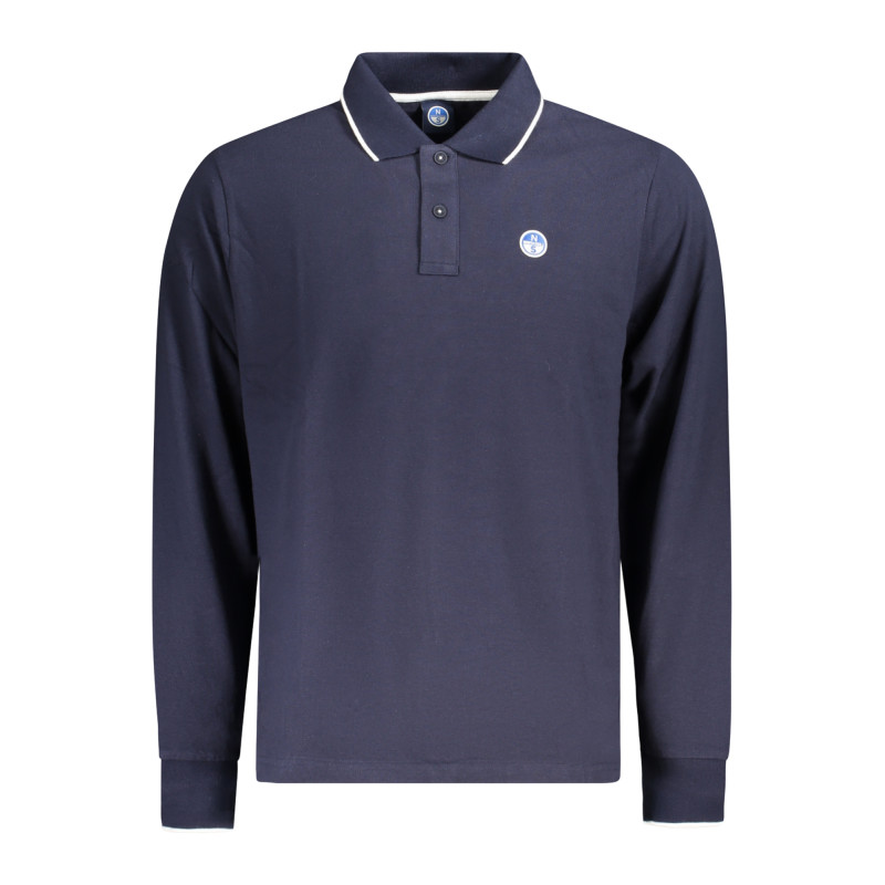NORTH SAILS LONG SLEEVE POLO MEN BLUE