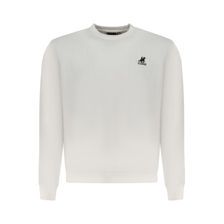 U.S. GRAND POLO FELPA SENZA ZIP UOMO BIANCO