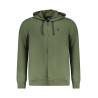 U.S. GRAND POLO FELPA CON ZIP UOMO VERDE