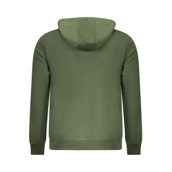 U.S. GRAND POLO FELPA CON ZIP UOMO VERDE