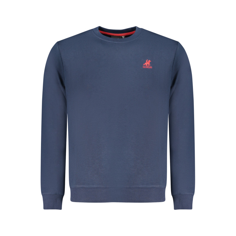 US GRAND POLO SWEATSHIRT WITHOUT ZIP MEN BLUE
