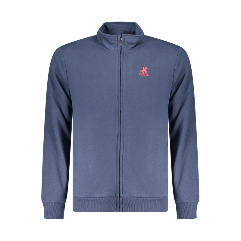 U.S. GRAND POLO FELPA CON ZIP UOMO BLU
