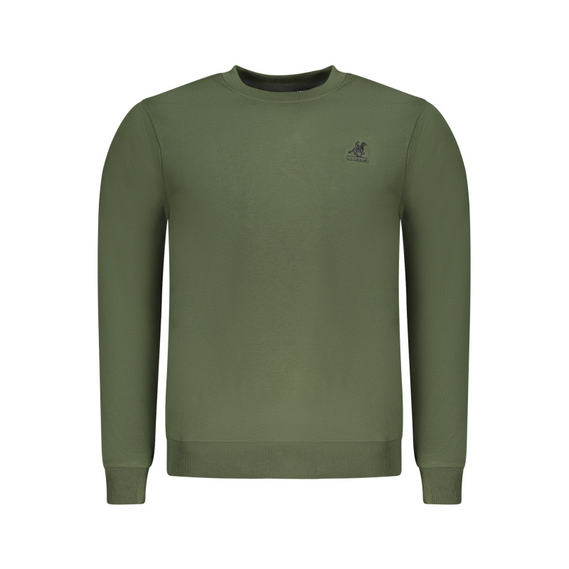 US GRAND POLO SWEATSHIRT WITHOUT ZIP MEN GREEN