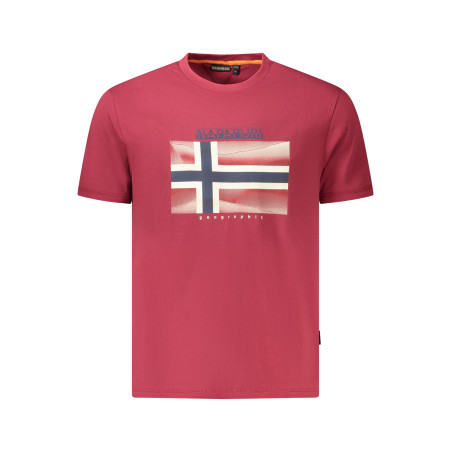 NAPAPIJRI SHORT SLEEVE T-SHIRT MEN RED