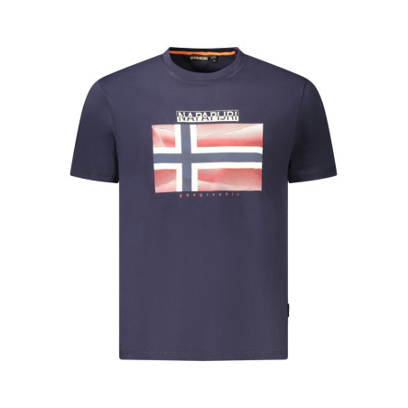 NAPAPIJRI KURZARM-T-SHIRT HERREN BLAU