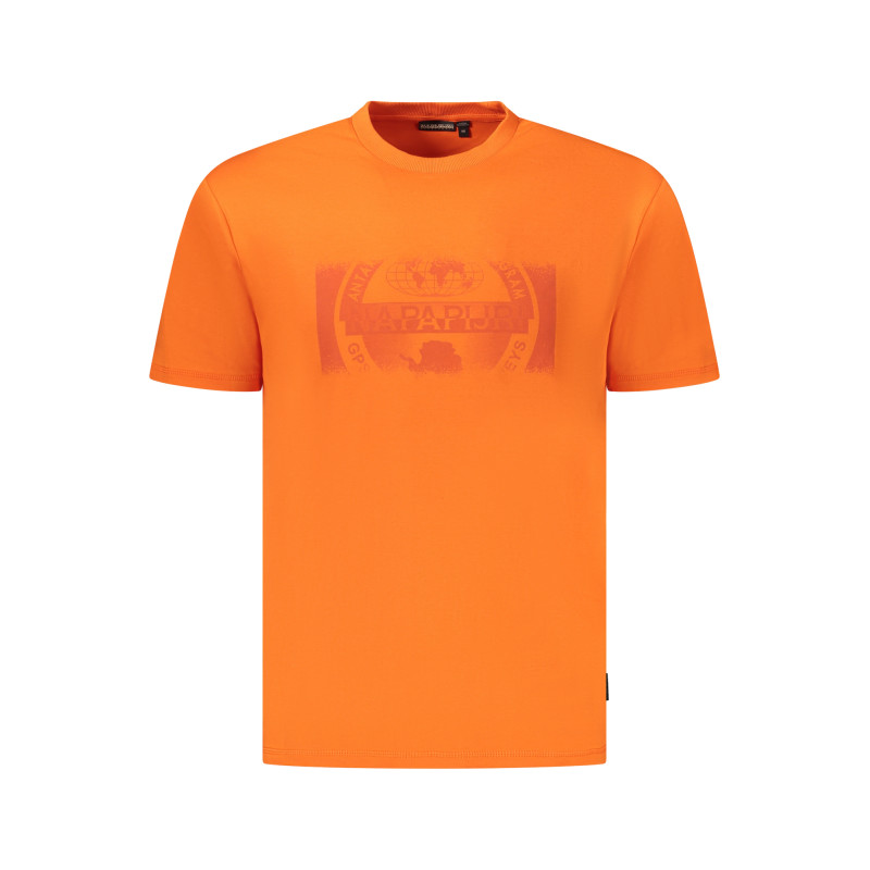 NAPAPIJRI T-SHIRT MANICHE CORTE UOMO ARANCIO